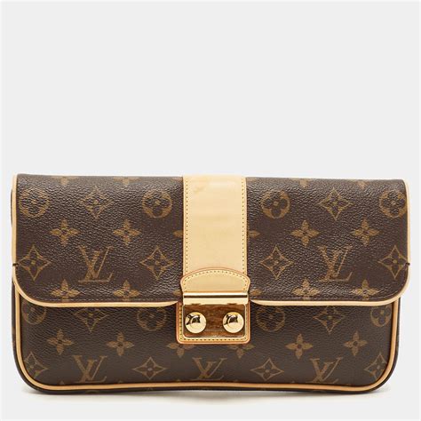 LOUIS VUITTON Monogram Slim Clutch Sofia .